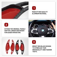 Set Extensii Padele Volan Schimbator Viteze, Compatibile cu BMW 3 Seria G20, 5 Seria G30, 6 Seria G32, 7 Seria G11 - 2