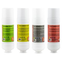 Set filtre apa Zass (4 filtre) pentru dozatoarele cu sistem de filtrare de birou WFRS 04, alb - 1