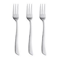 Set furculita desert, 3 piese, inox, AMBITION Wave - 1