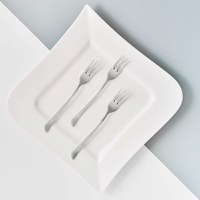 Set furculita desert, 3 piese, inox, AMBITION Wave - 2