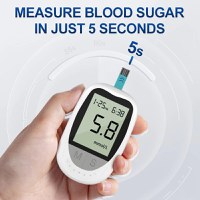 Set Glucometru IVD KH100, cu 50 Teste si 50 Ace, Instant mg/dL, Code Free - 1