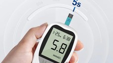 Set Glucometru IVD KH100, cu 50 Teste si 50 Ace, Instant mg/dL, Code Free