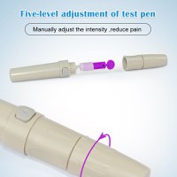 Set Glucometru IVD KH100, cu 50 Teste si 50 Ace, Instant mg/dL, Code Free - 5