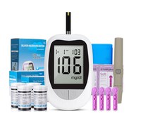 Set Glucometru IVD KH100, cu 50 Teste si 50 Ace, Instant mg/dL, Code Free - 6