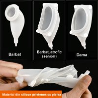 Set incontinenta urinara atrofic pentru seniori din silicon cu 2 pungi urinare sterile incluse cu prindere ajustabila - 6