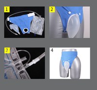 Set incontinenta urinara atrofic pentru seniori din silicon cu 2 pungi urinare sterile incluse cu prindere ajustabila - 7