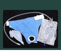Set incontinenta urinara,Koopsio, sonda urinara pentru barbati din silicon cu 2 pungi urinare sterile incluse - 6