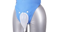 Set incontinenta urinara,Koopsio, sonda urinara pentru barbati din silicon cu 2 pungi urinare sterile incluse