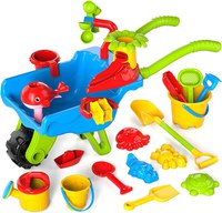 Set jucarie pentru plaja, roaba cu accesorii incluse - 1