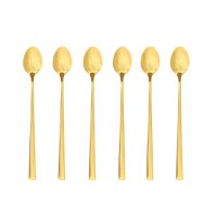 Set lingurita latte, 6 piese, inox, AMBITION Como Gold - 1