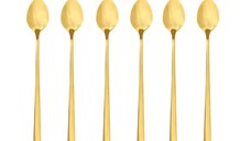 Set lingurita latte, 6 piese, inox, AMBITION Como Gold