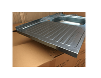 Set Masca Chiuveta 80 x 50 x 80 cm + Chiuveta bucatarie + Sifon scurgere - 6