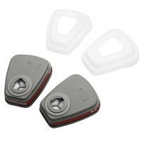 Set Masca de protectie reutilizabila filtre cu particule anti-gaz, vapori de vopsea si noxe MXK10031 - 1