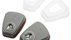 Set Masca de protectie reutilizabila filtre cu particule anti-gaz, vapori de vopsea si noxe MXK10031