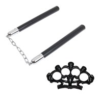 Set Nunceag, 31 cm si box negru craniu - 8