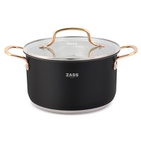 Set oale Inox cu capac Zass Gourmet ZG-SCS 01, negru - 2