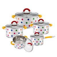 Set oale Inox cu capac Zass Gourmet ZG-SCS 02, multicolor, 10 piese - 5