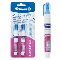 Set pix corector, pelikan, capacitate 7 ml, alb, 2 bucati - 1