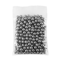 Set prastie cu laser IdeallStore®, Sling King, plastic, 11.5 cm, cu boloboc, argintiu si 100 bile metalice - 10