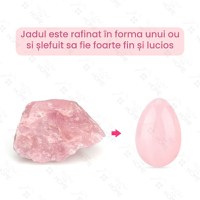 Set Premium greutati, GlowforHome, pentru exercitii kegel si tratament incontinenta urinara la femei, cristal jad roz - 8