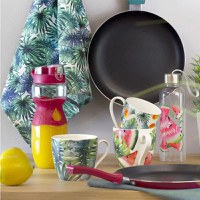 Set prosop bucatarie 40x60 cm, 2 piese, model palmier, AMBITION Tropical - 2
