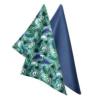 Set prosop bucatarie 40x60 cm, 2 piese, model palmier, AMBITION Tropical - 1