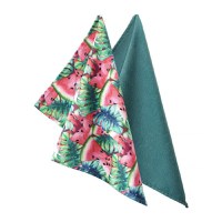 Set prosop bucatarie 40x60cm, 2 piese, model pepeni, AMBITION Tropical - 2