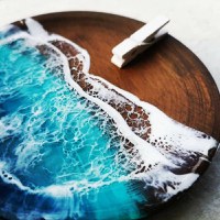 Set Rasina epoxidica SuperClear, AZMarket , transparenta, 500g + 250g , ideala pentru bijuterii, lemn, pardosele 3D - 6