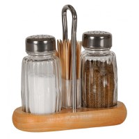 Set recipiente depozitare condimente, 3 piese, PRACTIC President Line - 1
