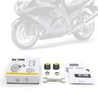Set Senzori Techstar® TPMS cu Bluetooth pentru Motociclete, Monitorizare a Presiunii in Anvelope, Compatibil Android - 6
