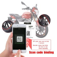 Set Senzori Techstar® TPMS cu Bluetooth pentru Motociclete, Monitorizare a Presiunii in Anvelope, Compatibil Android - 8