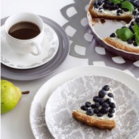Set servire ceai sau cafea, 12 piese, 6 persoane, portelan, AMBITION Glamour - 3