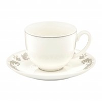 Set servire ceai sau cafea, 12 piese, 6 persoane, portelan, AMBITION Glamour - 4