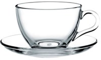 Set servire ceai sau cafea, 12 piese, 6 persoane, sticla, PASABAHCE Basic - 2