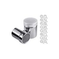 Set Sita pentru decorat cafeaua din inox + 16 forme - 5