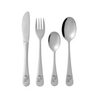 Set tacamuri copii AMBITION JUNIOR Vica, 4 piese, model Printisor pentru baieti, inox - 2