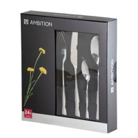 Set tacamuri inox, 24 piese, 6 persoane, AMBITION Siena - 2