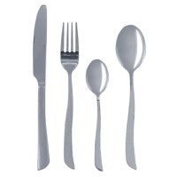 Set tacamuri inox, 24 piese, 6 persoane, AMBITION Wave - 1