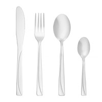 Set tacamuri inox, 24 piese, 6 persoane, DOMOTTI Silva - 2