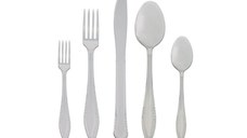 Set tacamuri inox, 30 piese, 6 persoane, Anna