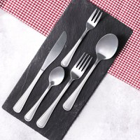Set tacamuri inox, 30 piese, 6 persoane, cu furculite desert, DOMOTTI London - 6