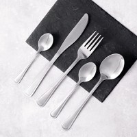 Set tacamuri inox, 30 piese, 6 persoane, cu lingurite cafea, DOMOTTI London - 6