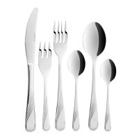 Set tacamuri inox, 50 piese, 12 persoane, ambalate in cutie cadou, AMBITION Napoli - 1