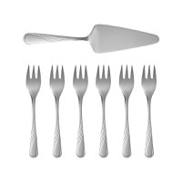 Set tacamuri inox servire desert, 7 piese, AMBITION Napoli - 1