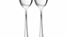 Set tacamuri inox servire salata, 2 piese, medii, AMBITION Verona