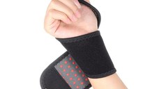 Set terapeutic pentru incheieturi: orteze cu turmalina, compresa calda, usor de purtat, marime universala, 2 bucati