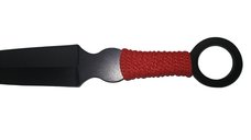 Set trei cutite de aruncat, Black Kunai, otel inoxidabil, 16 cm, teaca inclusa