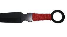 Set trei cutite de aruncat, Black Kunai, otel inoxidabil, 16 cm, teaca inclusa