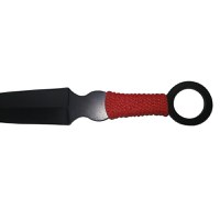 Set trei cutite de aruncat, Black Kunai, otel inoxidabil, 16 cm, teaca inclusa - 1