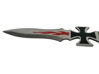 Set trei cutite de aruncat, Cross Fury, otel inoxidabil, 19 cm - 3